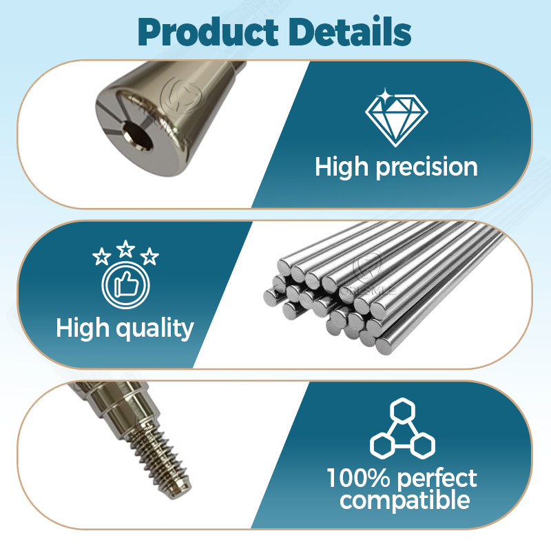 20 pcs Dental titanium healing abutment healing cap compatible with ICX