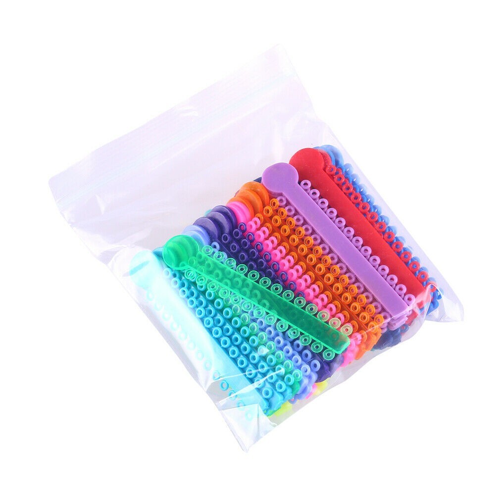 Orthodontic KIT Include Brackets Elastomeric Ligature Ties and 10 bag of Wires