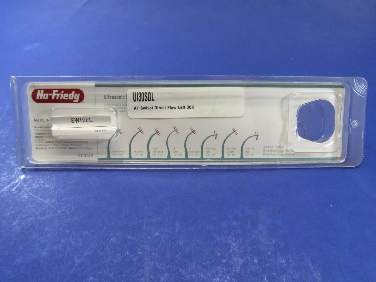Insert Cavitron 30 KHZ After Five Swivel Direct Flow Left UI30SDL HU FRIEDY