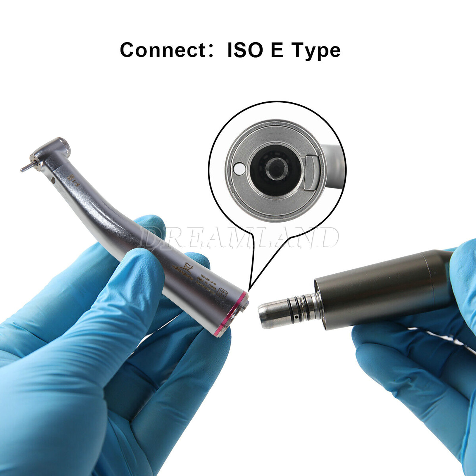 Dental X95L 1:5 Increasing Handpiece Led Fiber Optic Inner Water Spray For NSK