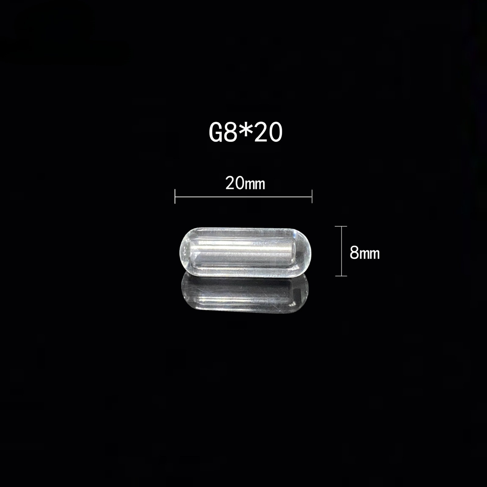 High Temp Strong Magnetic Glass Stir Bar Cylindrical 350℃ Lab Stirrer