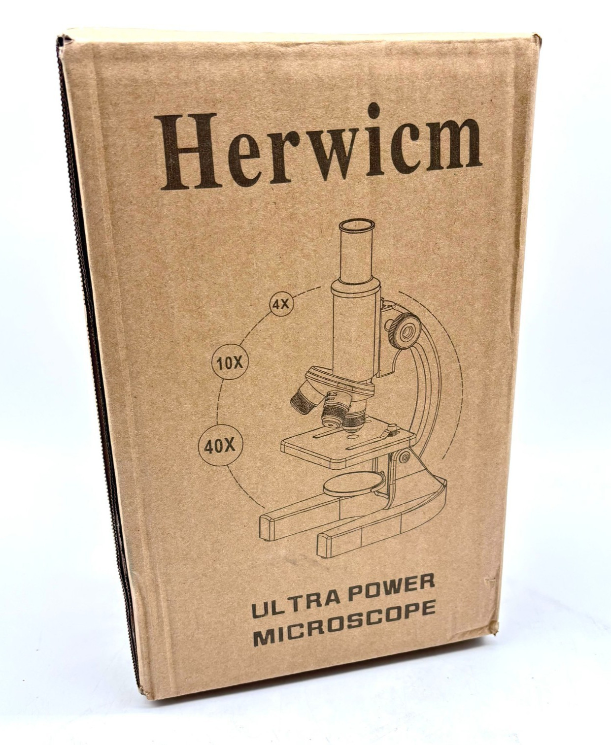 NEW Herwicm 2000X Ultra Power School Lab Microscope – White