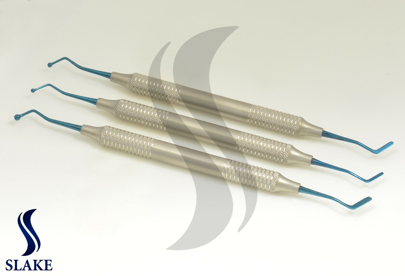 Dental Composite Filling Instruments Flat Plastic Ball Tip Burnisher Set of 3