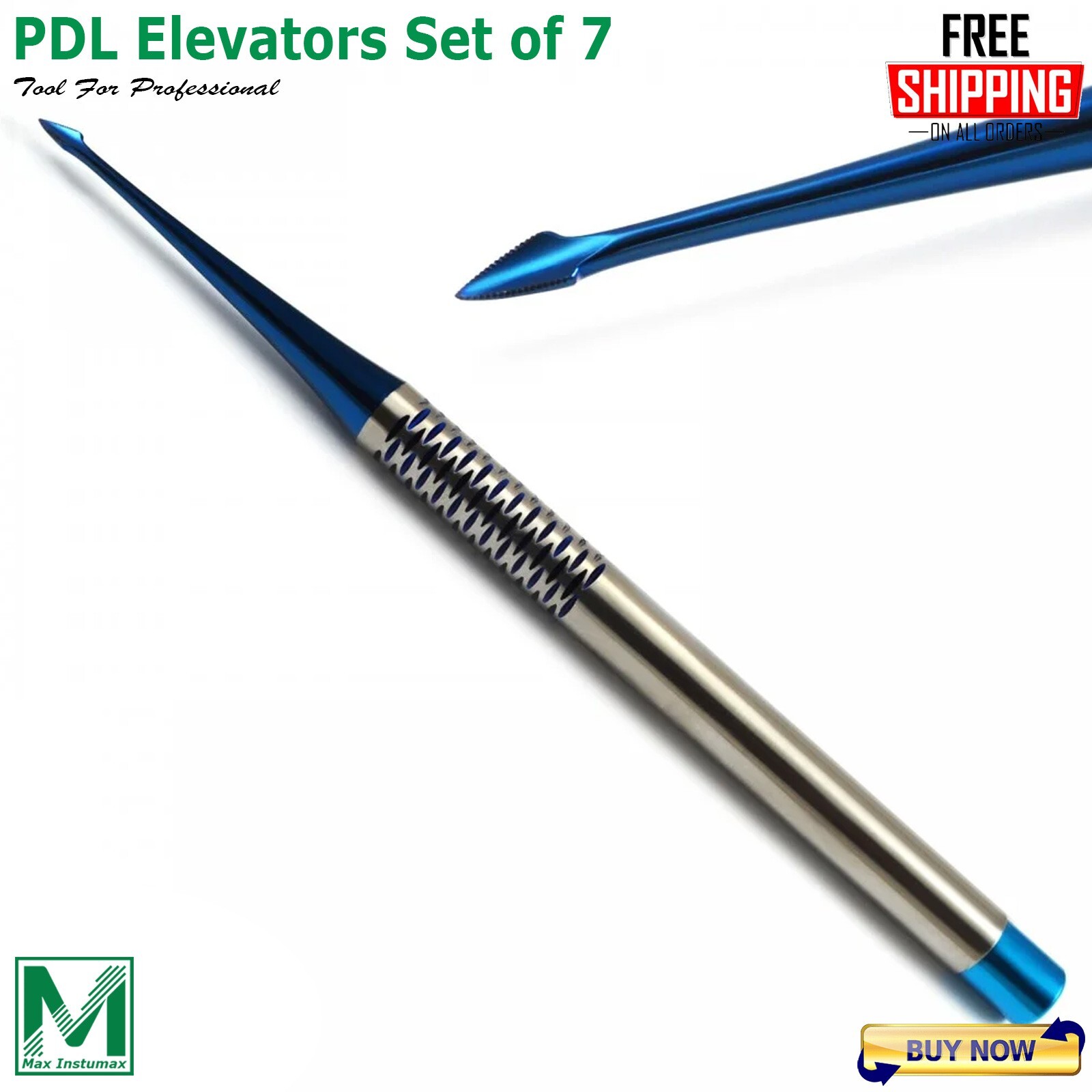 Dental Luxating Elevators PDL Periotome Luxation Root Extracting Extraction Kit