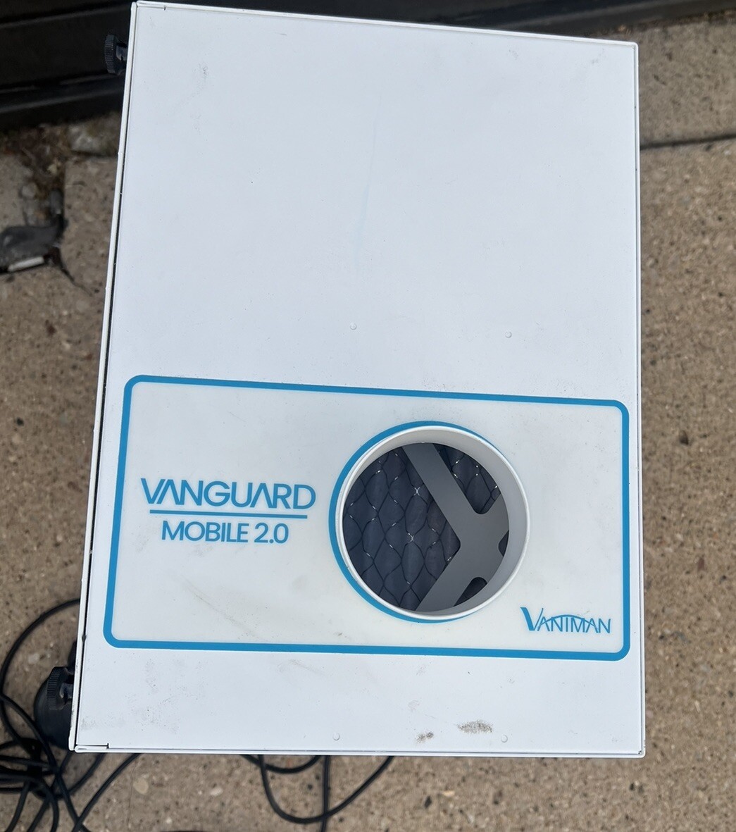 Used Vaniman Vanguard Mobile 2.0 Extraoral Dental Aerosol Suction Unit 10337