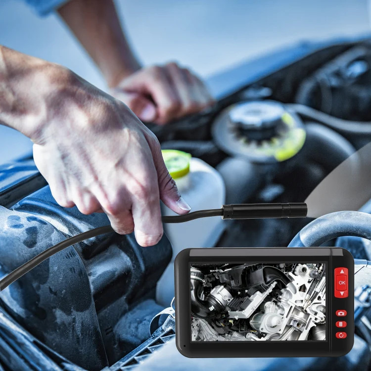 P20 4.3 Inch Screen Display HD1080P Inspection Endoscope with 8 LEDs, Length: 10