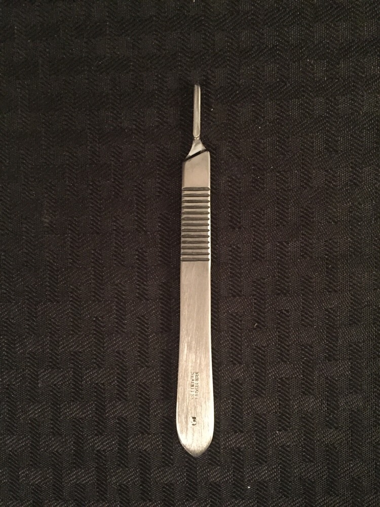 NEW GRIESHABER Surgical Knife Handle No 3, STAINLESS STEEL FOR Detach Blades