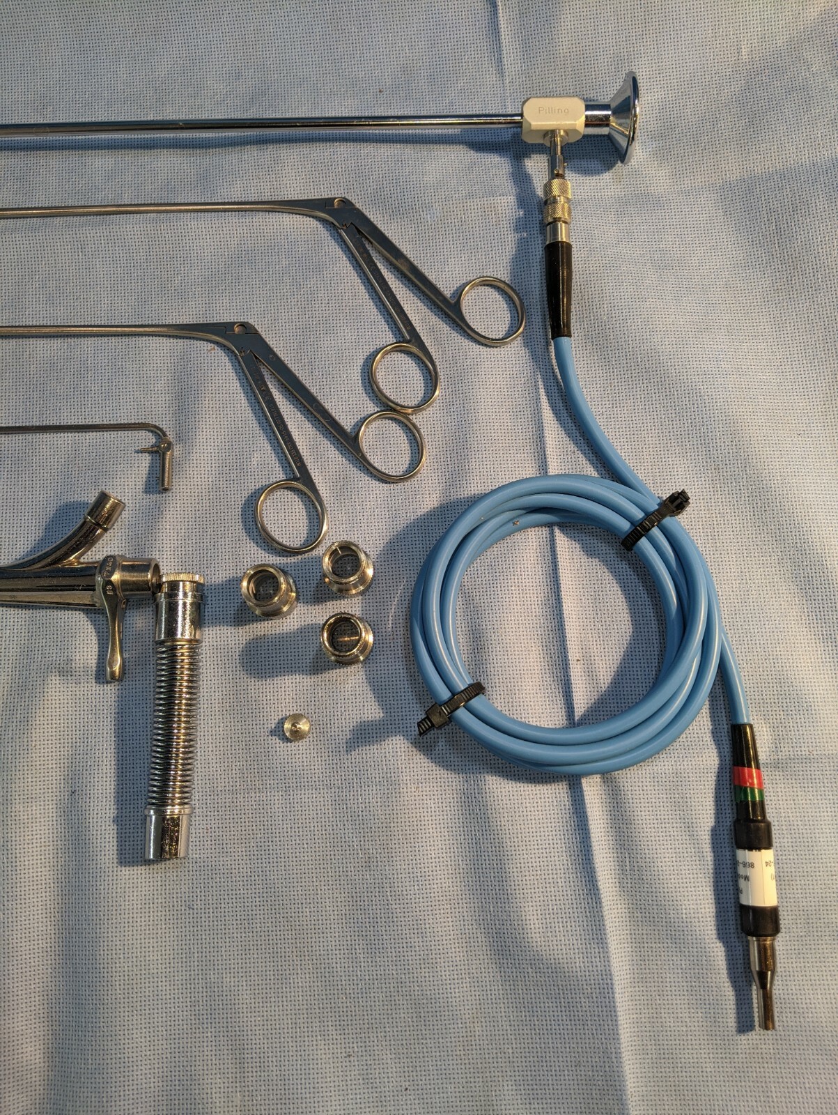 Pilling Weck Bronchoscopy Set – Assorted Instruments