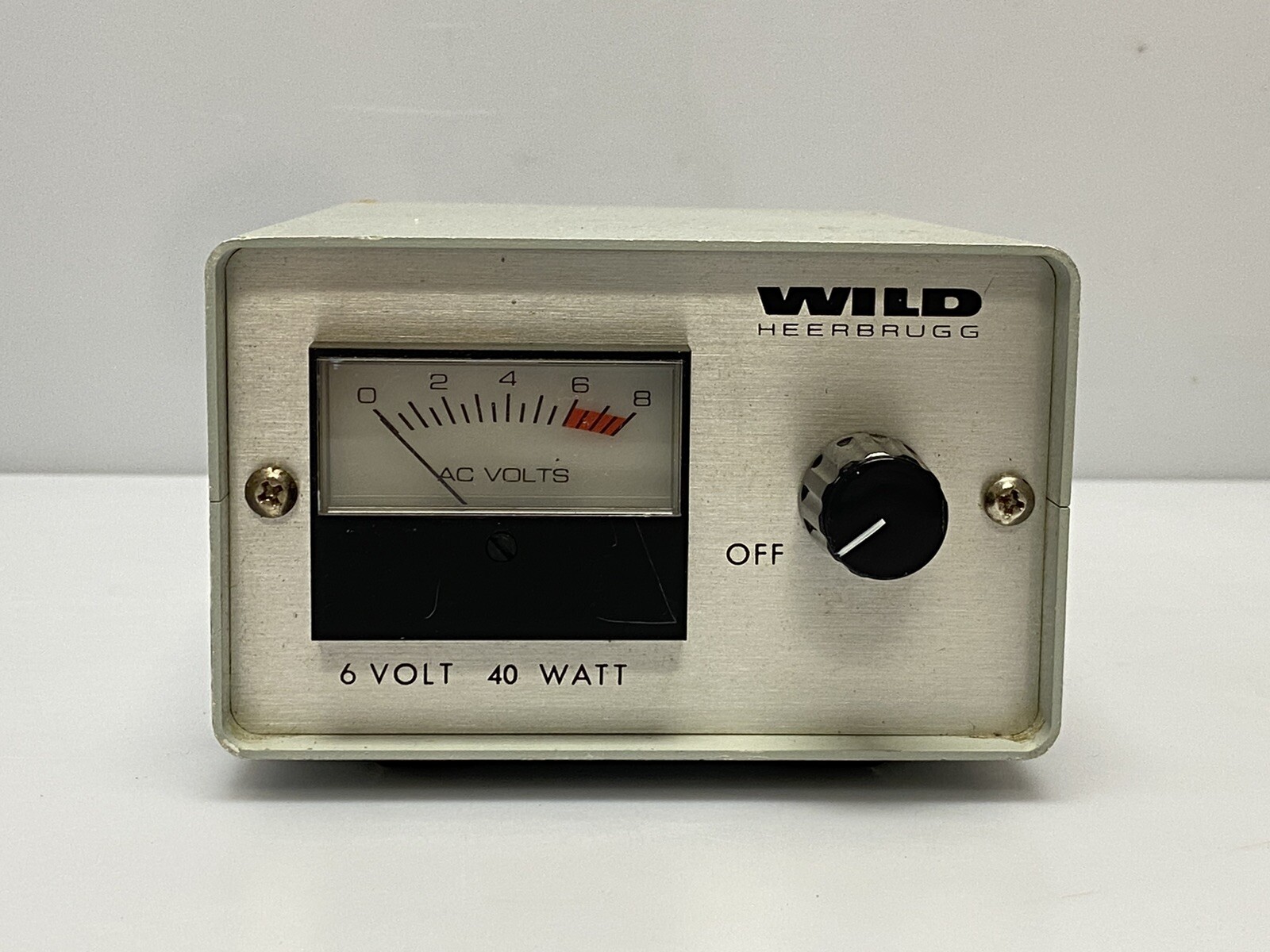 Wild Heerbrugg Model 001018 A 6 Volt 40 Watt Microscope Power Supply