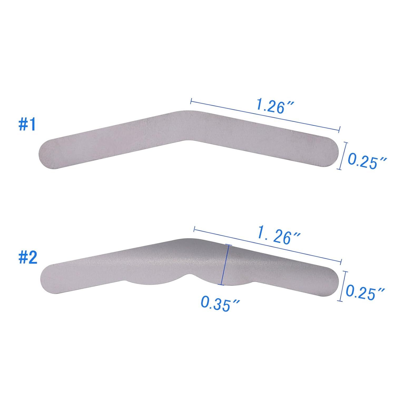 144Pcs JMU Dental Matrix Bands 1# 2# Tofflemire Type Thickness .0015″/0.04mm
