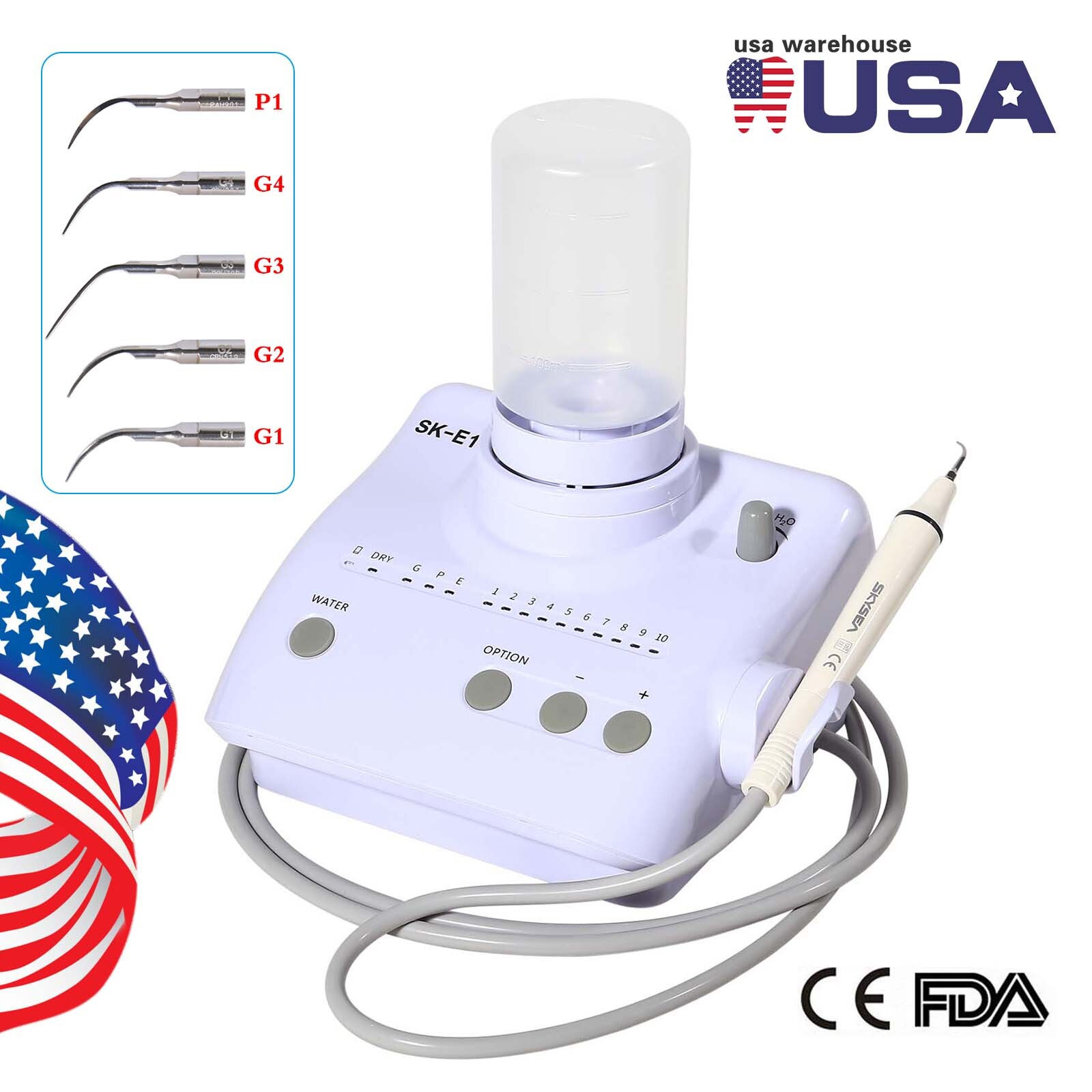 159USD Dental Ultrasonic Piezo Scaler Fit Cavitron EMS WOODPECKER
