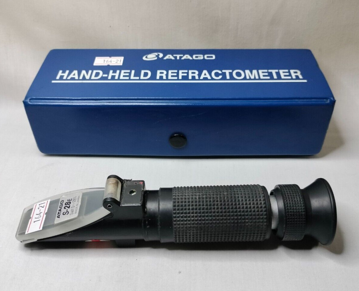 ATAGO S-28E S28E Hand-Held Refractometer Made in Japan