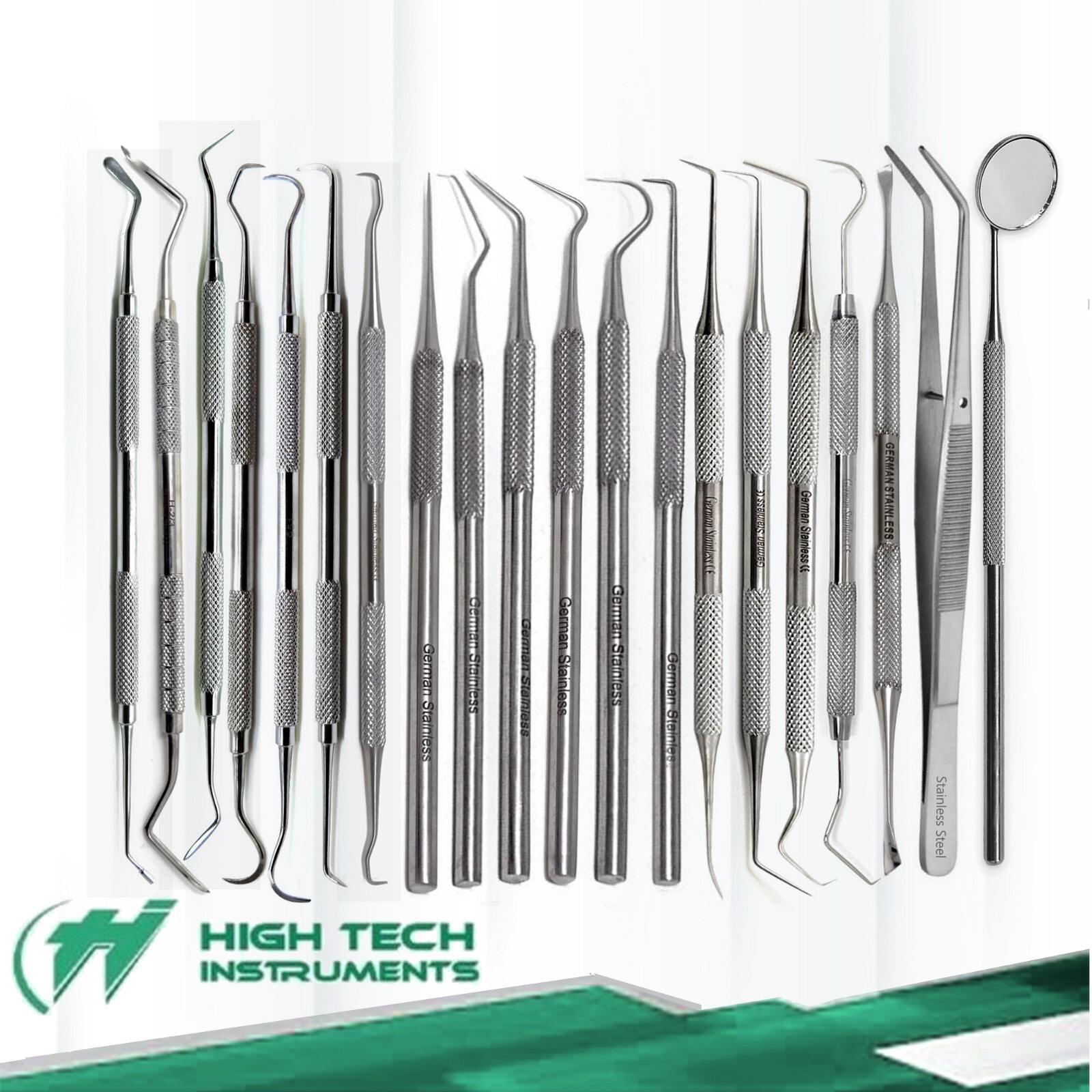 Dental Teeth Cleaning Kit Dentist Floss Plaque Remover Oral Care Tooth Tool 20Pc
