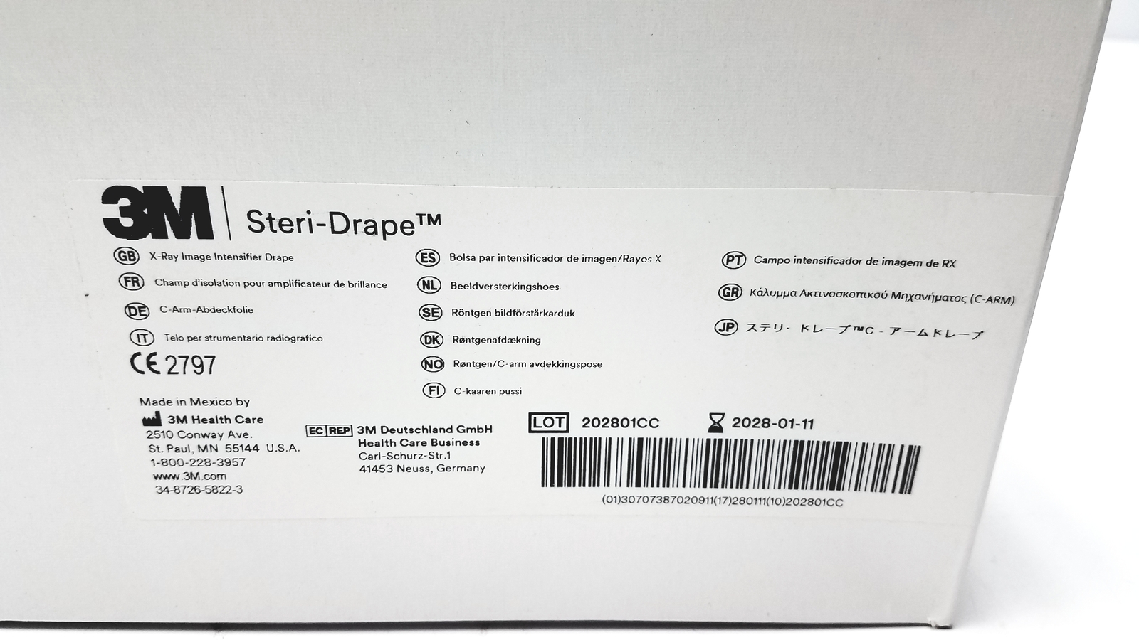 3M Steri drape 1013 64″x41″ Expiry 2028-01-11