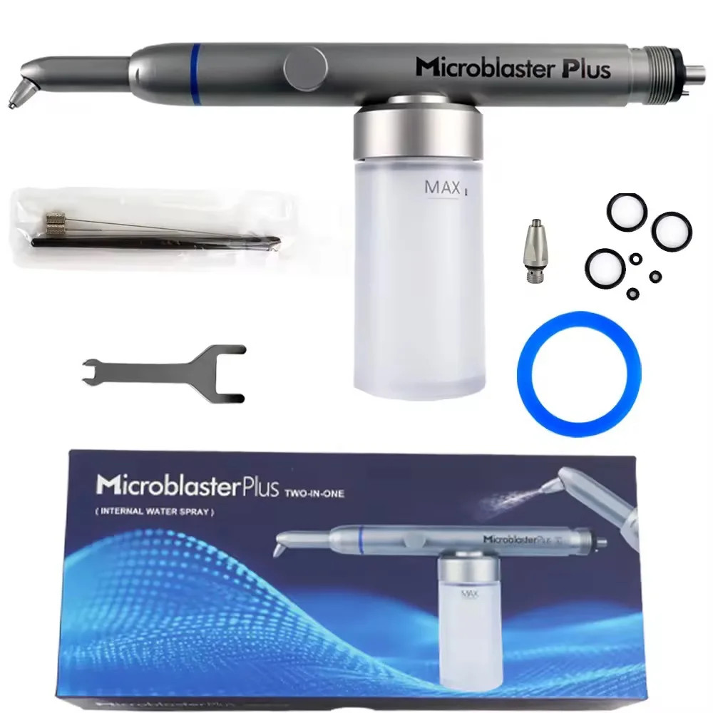Dental Aluminum Oxide Micro Blaster Air Abrasion Polish Sandblaster 4 Hole