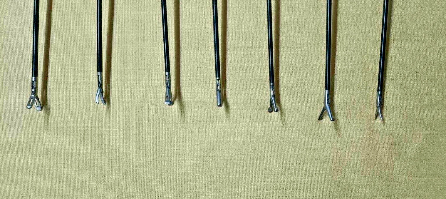 7pc Laparoscopic Gynecology Grasping Forcep 3mm Reusable Surgical Instruments