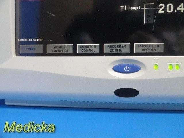 Spacelabs 91370 Ultraview SL Monitor- 91496 Module – ECG/SpO₂/NIBP/Temp ~ 38418