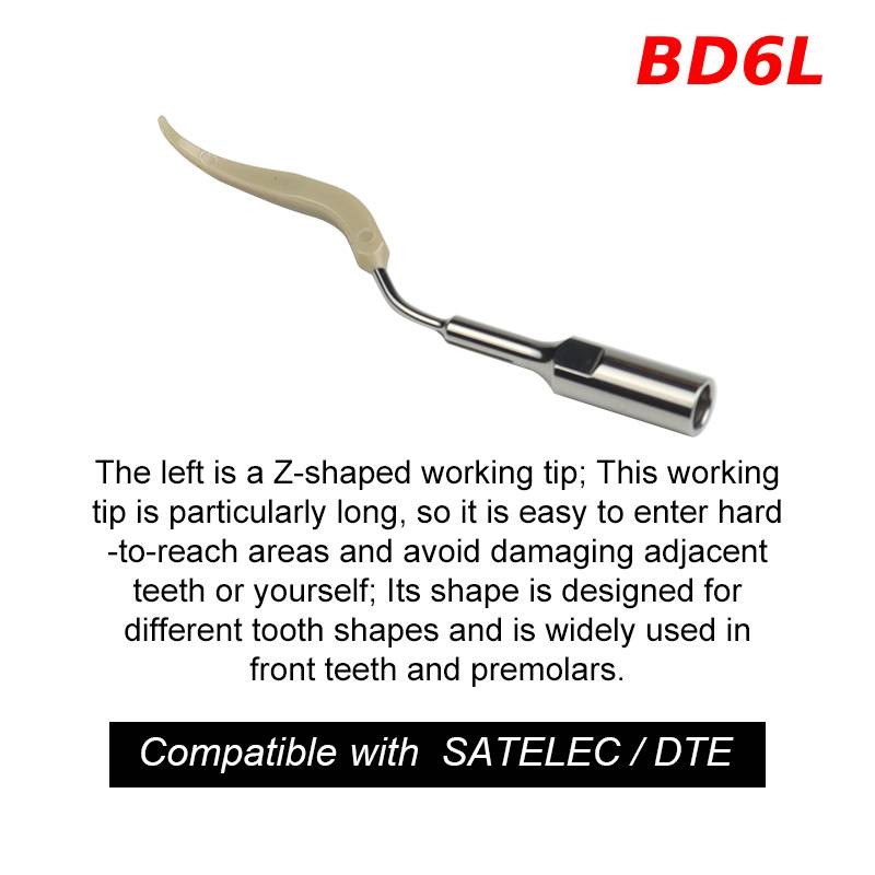 Ultrasonic Dental Scaler Tips Cleaning Implant Orthodontic Fit for SATELEC / DTE
