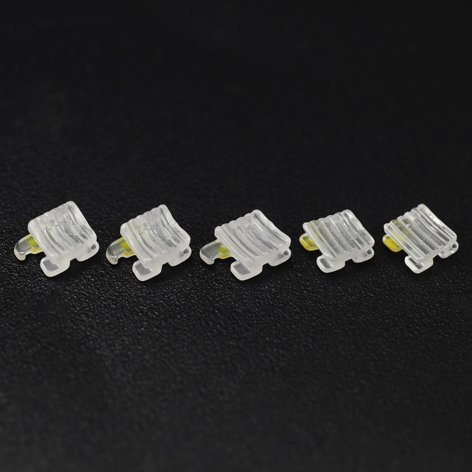 5 Set Dental Orthodontic Ceramic Brackets Braces Aesthetics Sapphire MBT 022 345