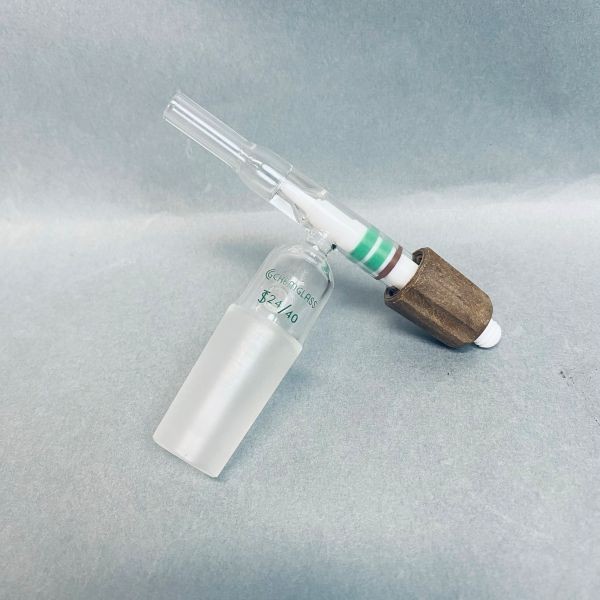 Chemglass Flow Control Adapter 24/40 Standard Taper Joint