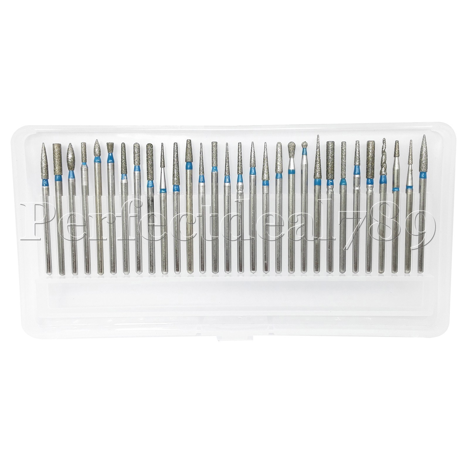 30Pcs/Set Dental The Original Bur Diamond Drill Bit Set Assorted Φ2.35mm 45mm