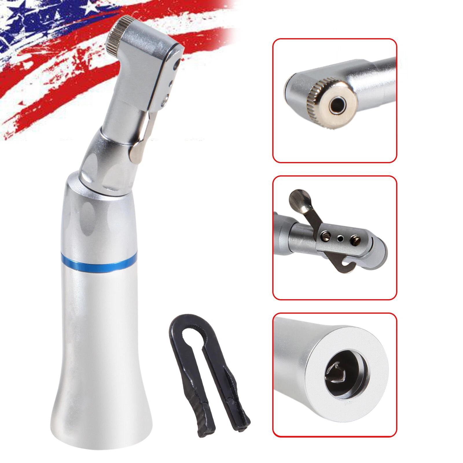 Dental Low Speed Handpiece Straight Contra Angle Air Motor 4 /2H