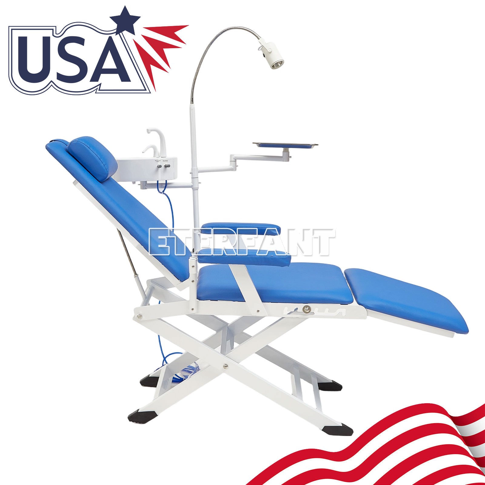 Dental Ergonomic Folding Portable Chair/Dental Cart Delivery Unit GU-P209 US