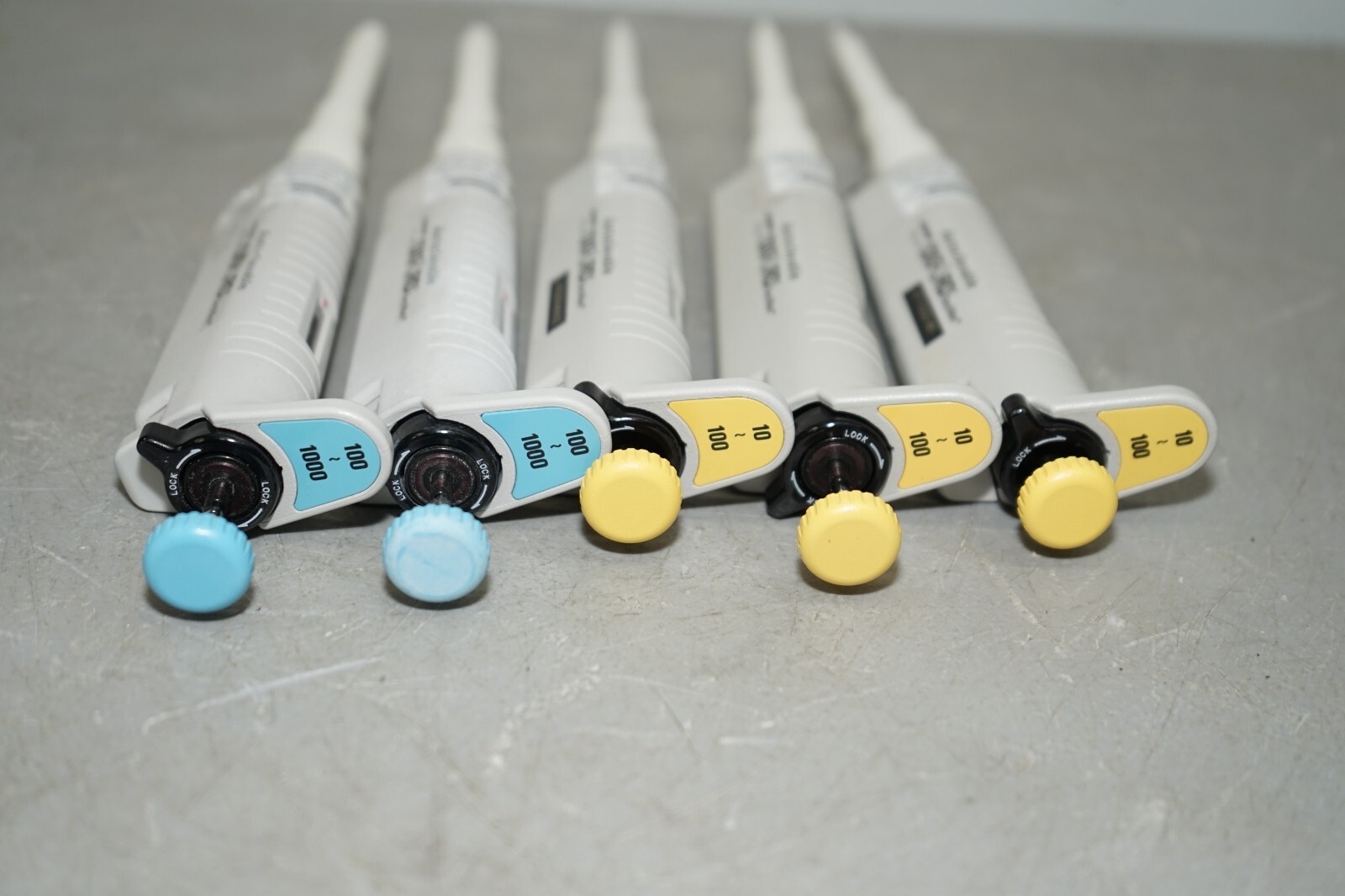 ^ Lot 5x Oxford Autoclavable Pipettes 10-100uL 100-1000uL #X4714