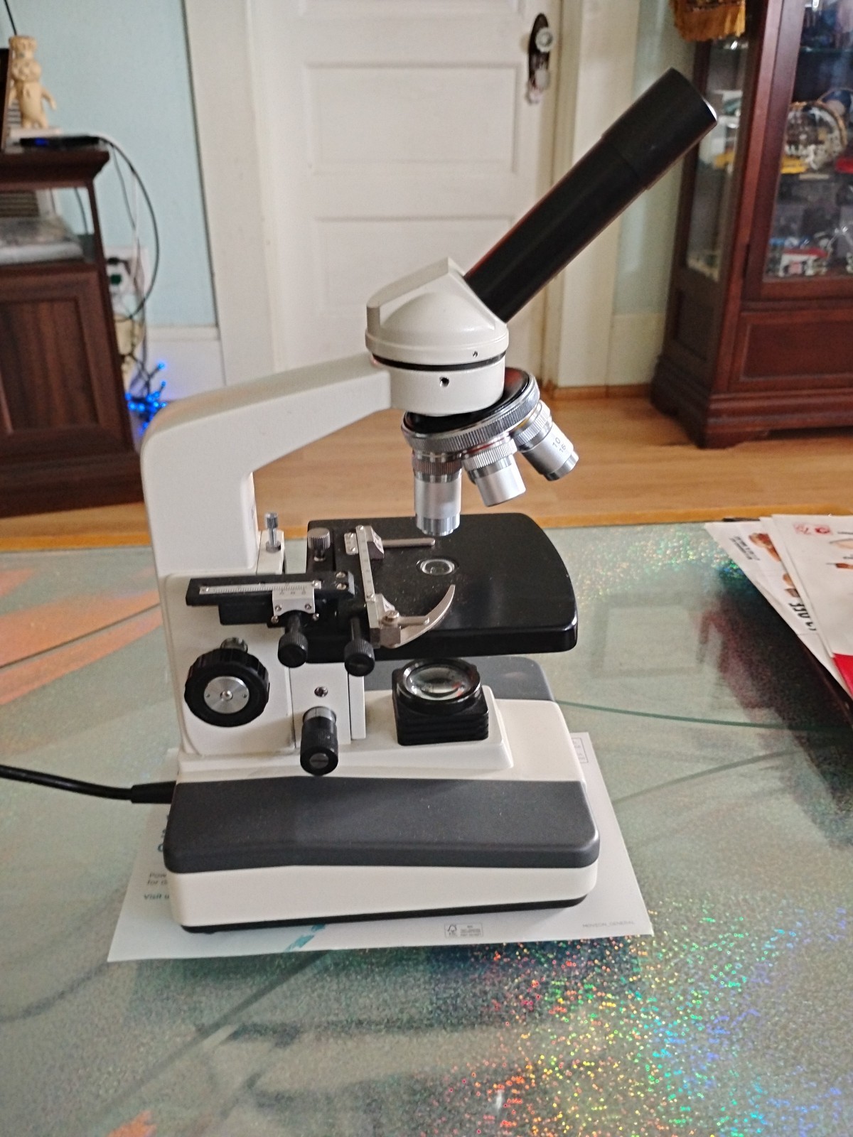 Premiere Microscope Rating: 85 V To 265V 50/60HZ Halogen Lamp 6V 20 W Delay