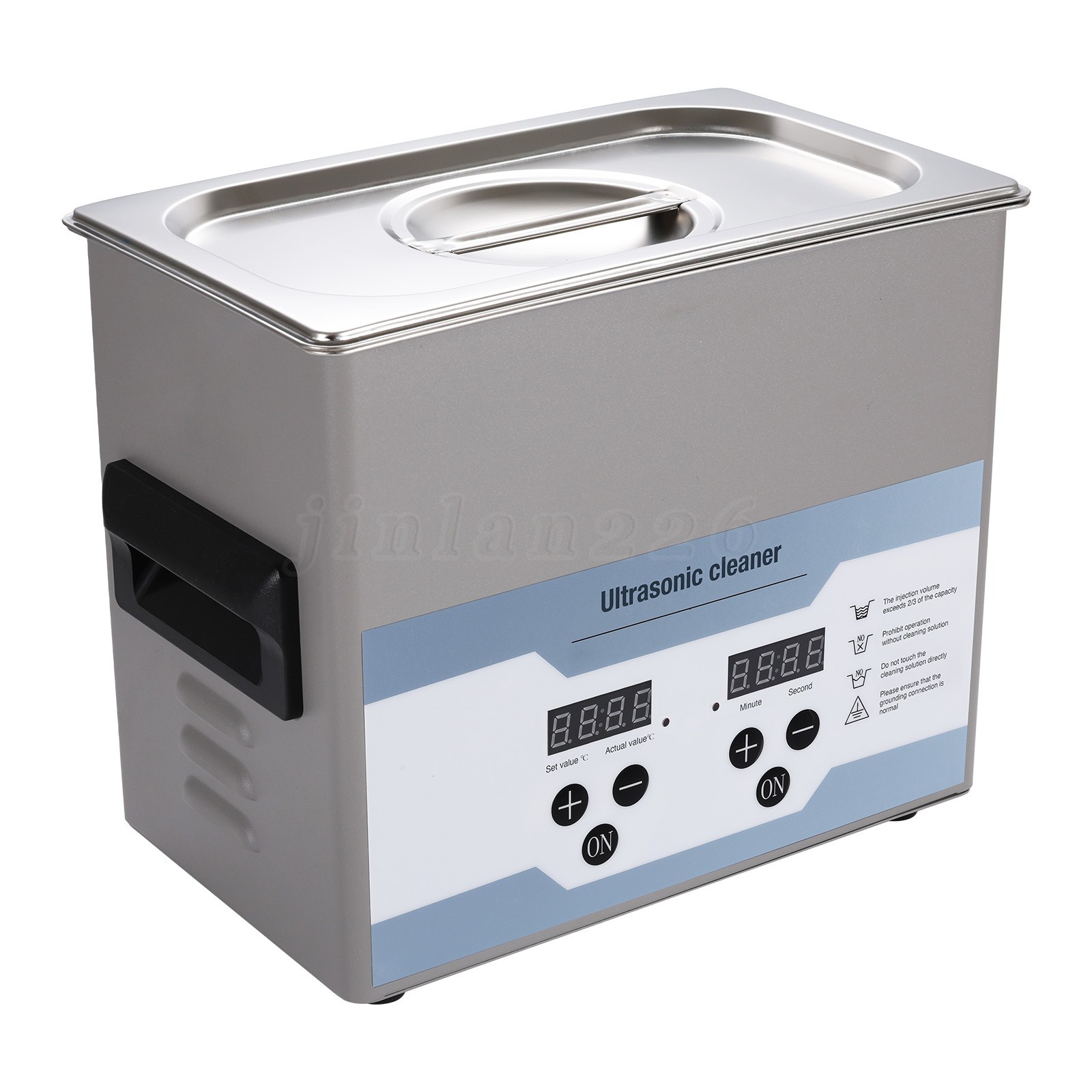 3.2L Ultrasonic Cleaner Timer Heating Machine Digital Industrial Sonic