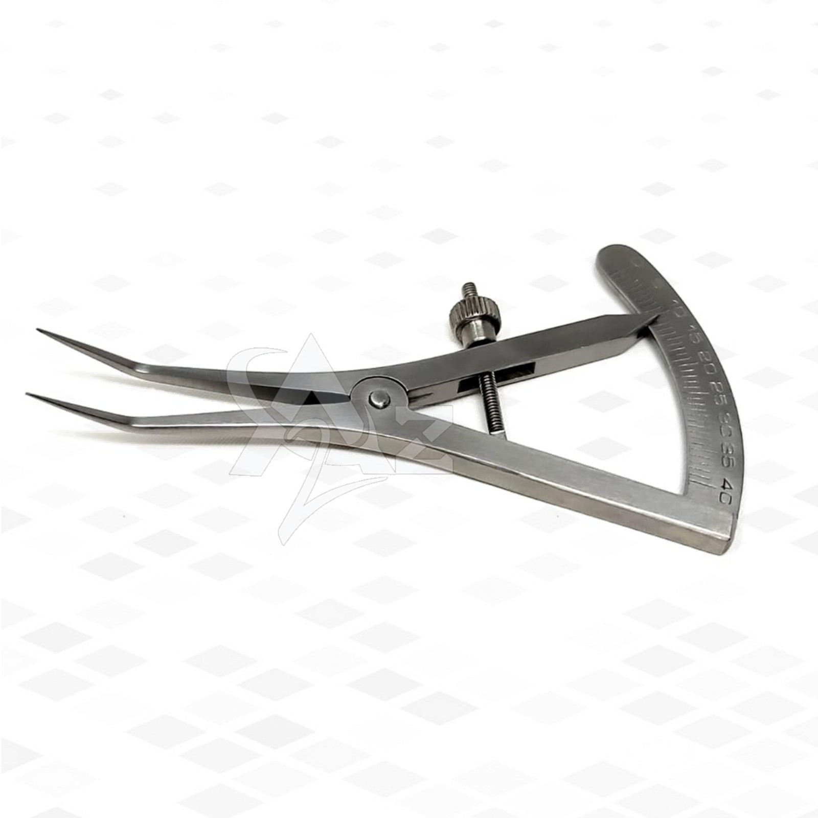 Angled Castroviejo Caliper 0-40MM 3.5″ Surgical Dental Orthopedic Instruments