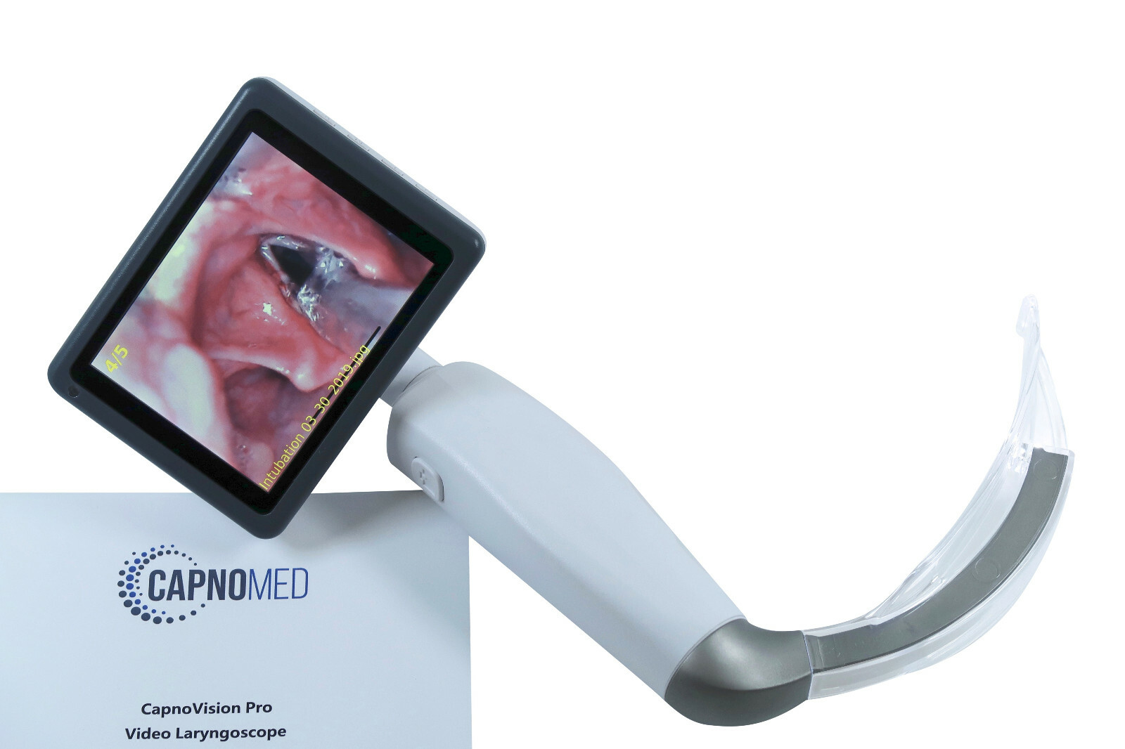 Laryngoscope Kit Airway Intubation HD Video Display with 15 Macintosh Blade Set
