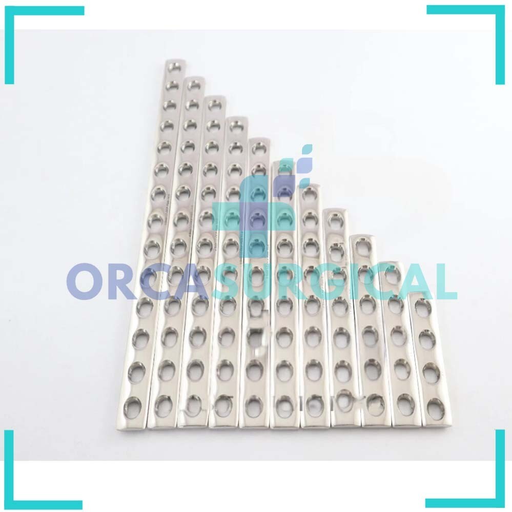 4.5mm LC-DCP Narrow Plates 4 to 14 Holes Set of 11 PCS