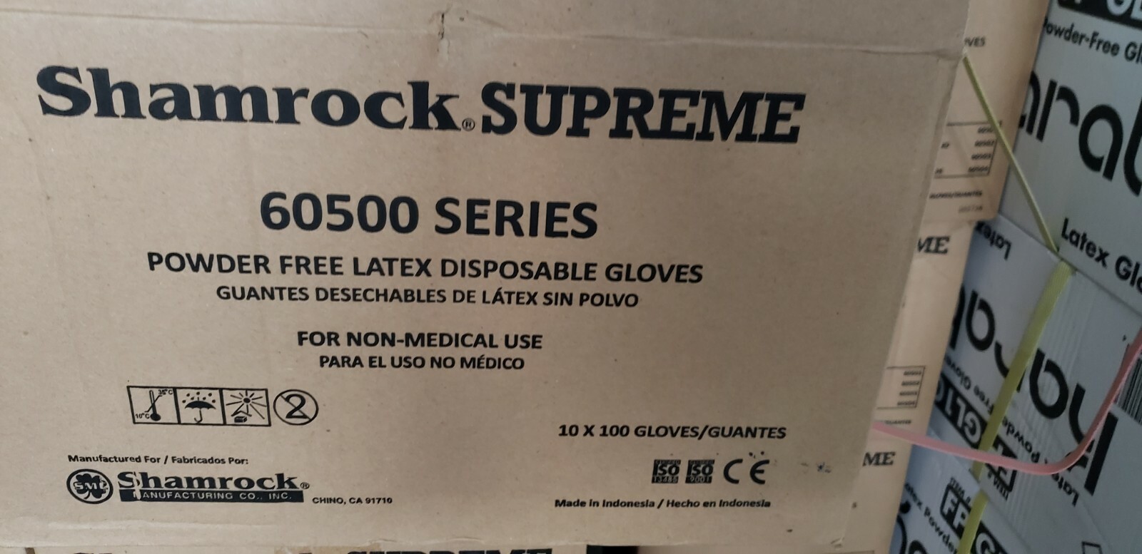 Shamrock Supreme Latex Disposable Gloves in Small Only 1000 Gloves/Case