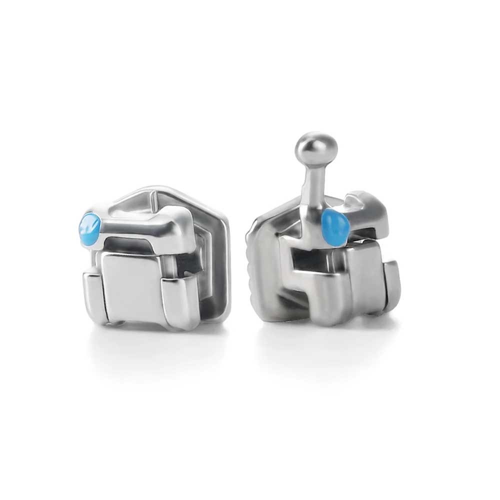 Dental Orthodontic Self Ligating Brace Bracket Mini Roth.022 Hooks 345