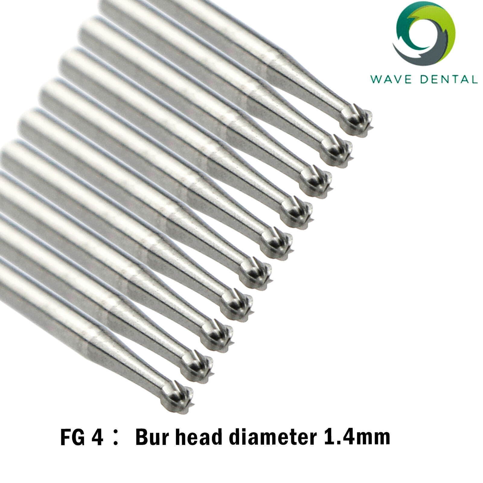Wave Dental FG 1/4 1/2/3/5/6/7/8 Bur Prima Tungsten Carbide Round Friction Grip