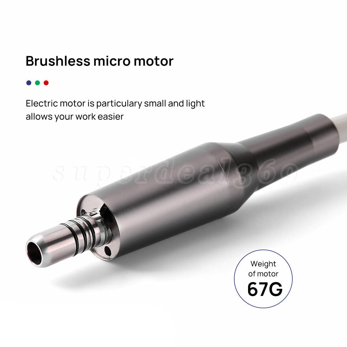 Dental LED Electric Micro Motor Brushless Internal Spray E-type 1:1/1:5/16:1 Set