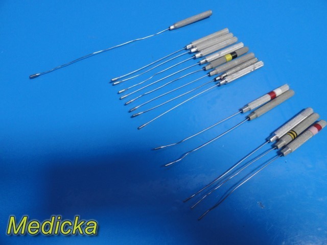 Lot of 14 Codman Garrett Dilators – 1mm / 1.5mm / 2mm / 2.5mm ~ 38481