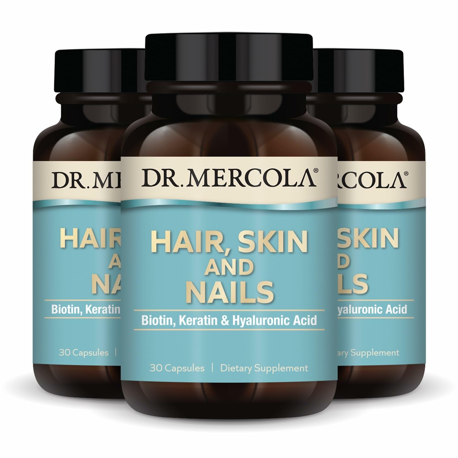 Dr. Mercola Hair Skin And – – – – – 30 Capsules 3 Pack