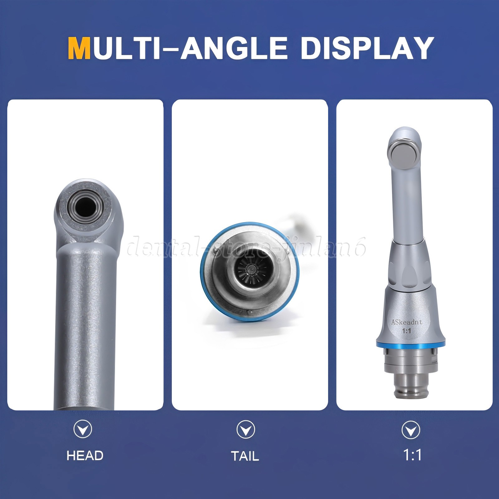 1:1/16:1 Dental Reduction Contra Angle Handpiece Head Fit NSK Endo MOTOR