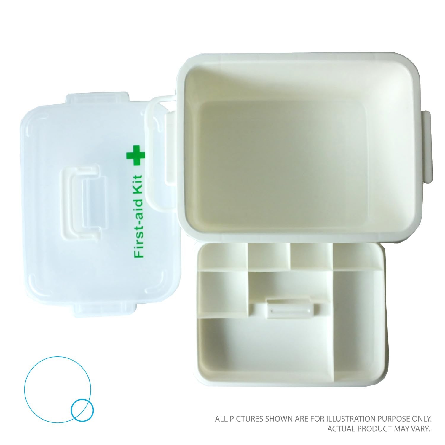Deke Home – Portable First Aid Medicine Organizer Handle Plastic Family Medical