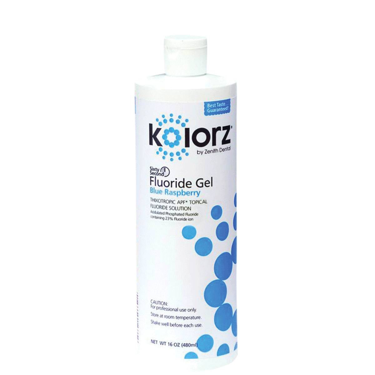 DMG 777304 Kolorz Dental Fluoride Gel Raspberry Blue 16oz