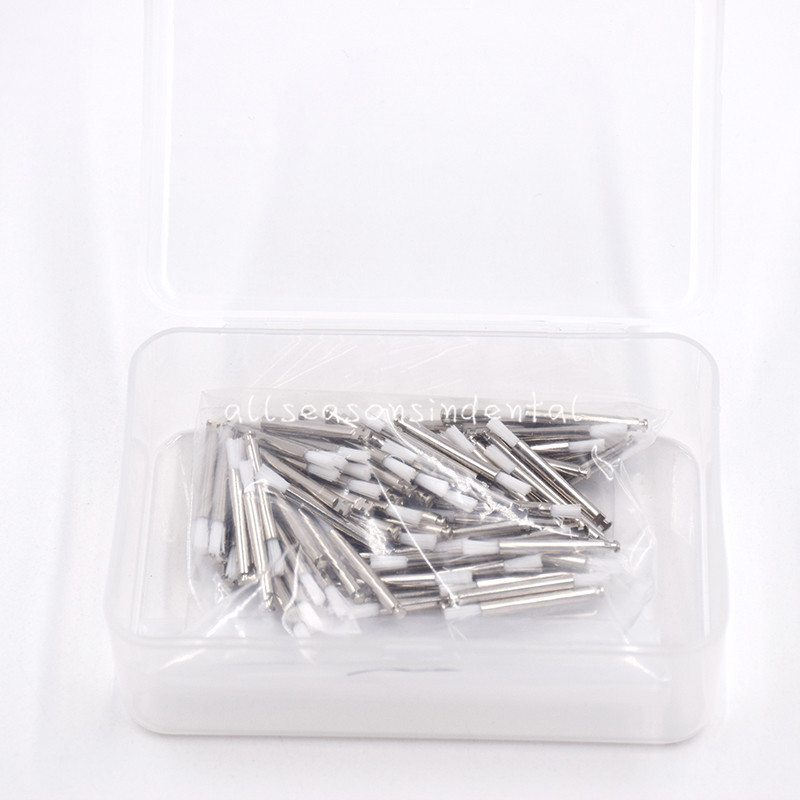 Dental Nylon Latch Flat Polishing Polisher Prophy Brush White/Mixed Color Choes