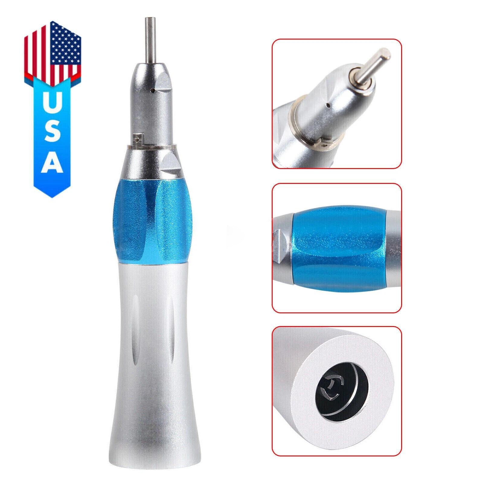 Dental Low Speed Handpiece Straight Contra Angle Air Motor 4 /2H