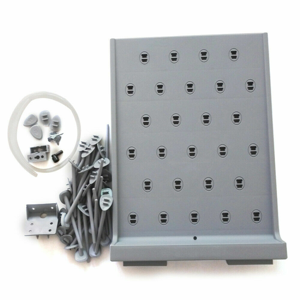 2*Laboratory Drying Rack PP Material Anti-corrosive 55*40*12cm 27 Pegs Durable