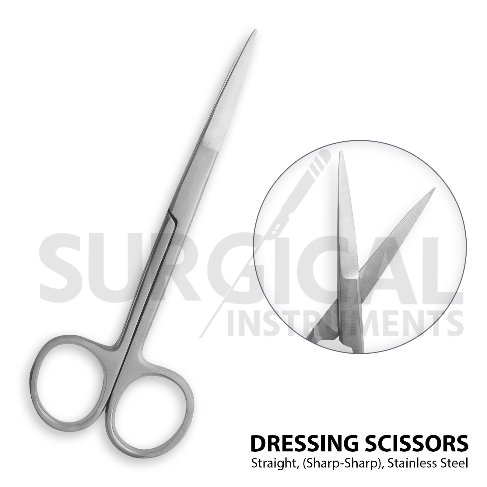 5 Pcs Suture Scissors Forceps Hemostats Needle Holders Set Surgical Kit-2