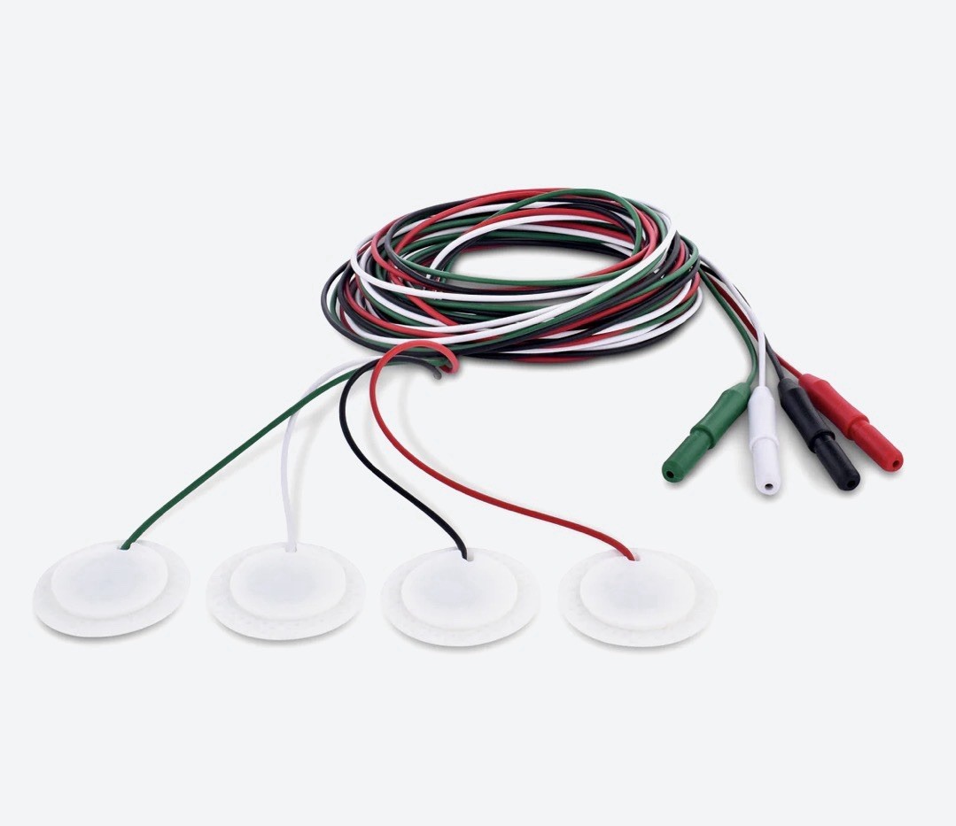 EKG- ECG Disposable Electrodes 6ft /(1.8) Lead Wires And 1.5mm Safety Plugs