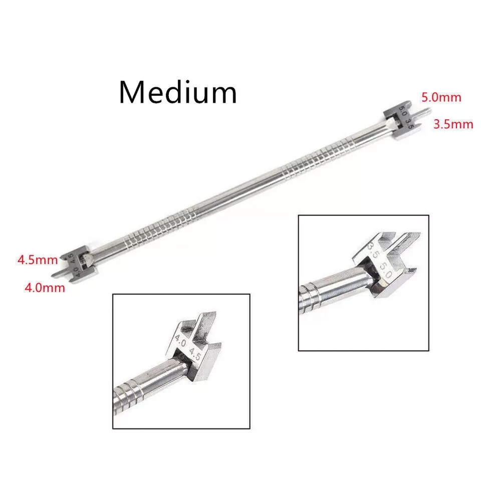 Dental Bracket Positioning Movable Head Height Gauge Orthodontic Adjust S/M/L