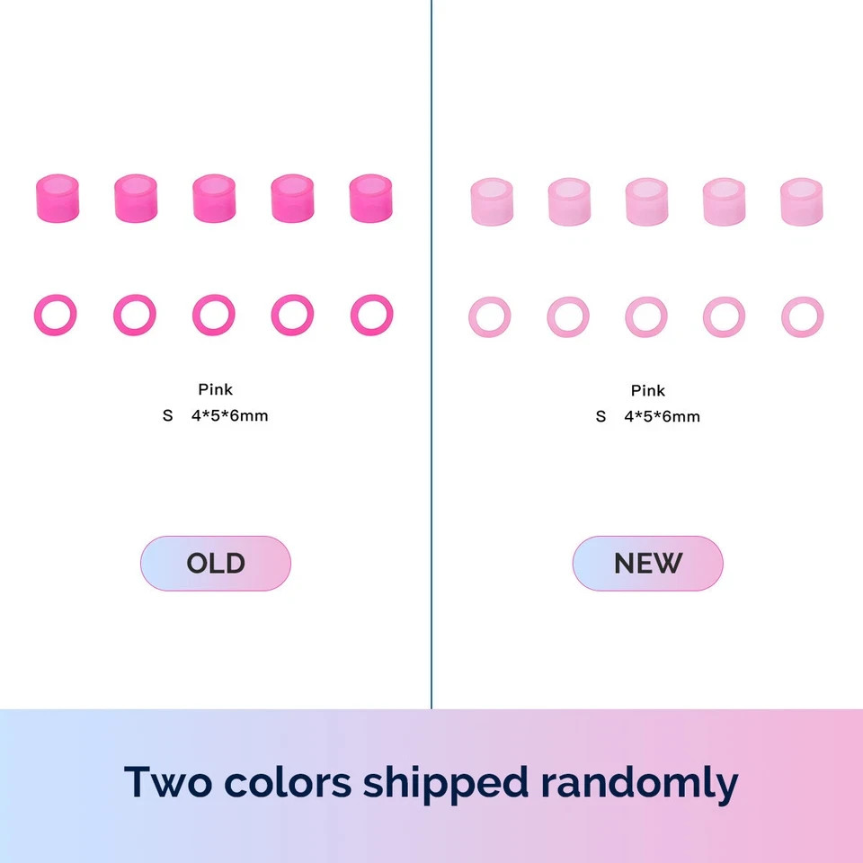 Dental Silicone Color Code Rings for Dental Instrument Circle Organize up to 300