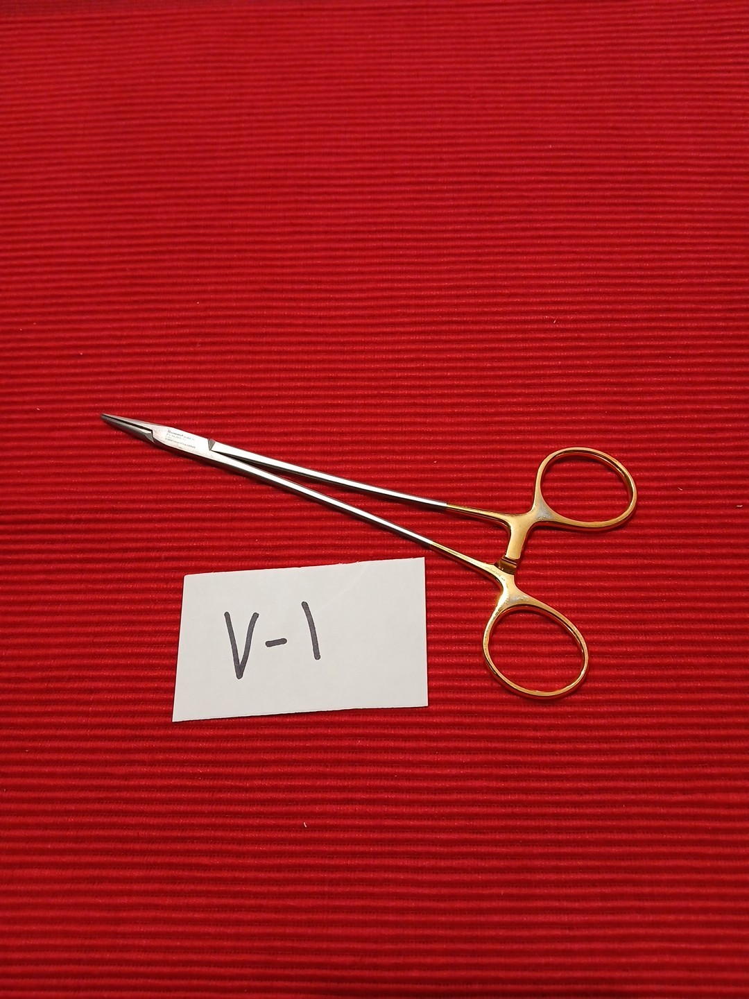 Symmetry Surgical 36-3010 Classic Plus Needle Holder; Microvascular; 7 in, TC